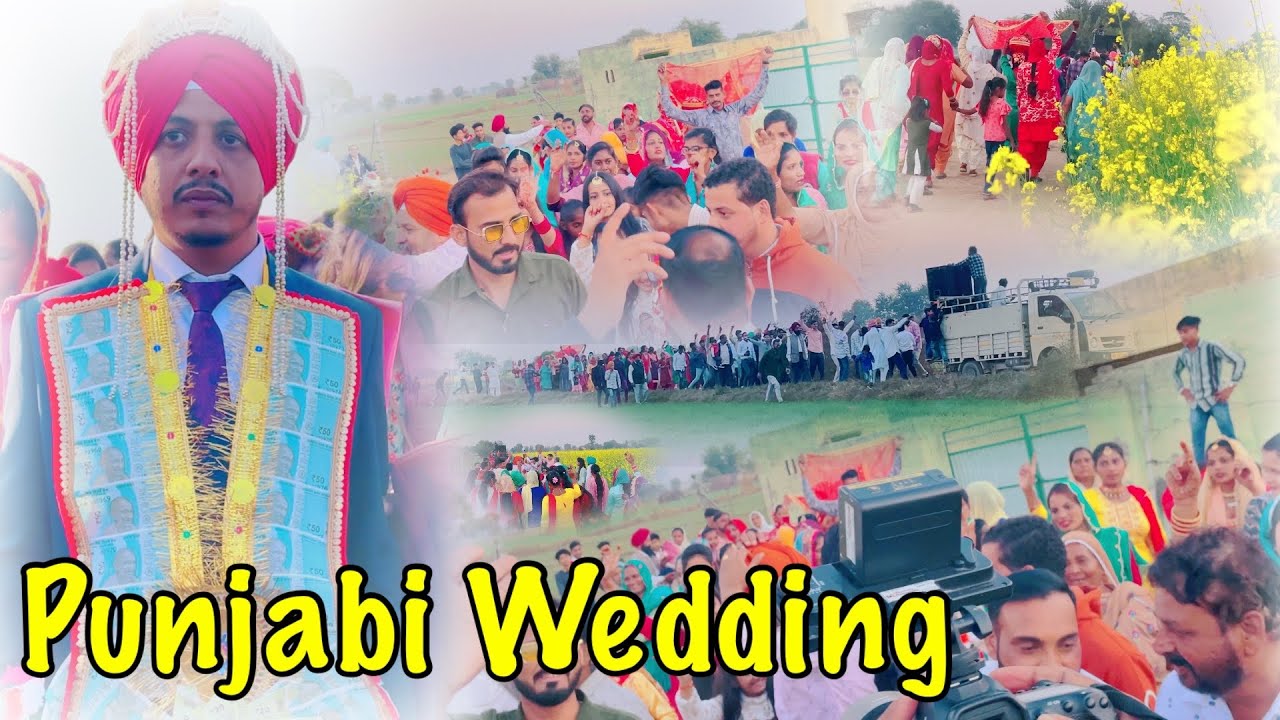 Punjabi Wedding Video in Village Desi Life Style Punjabi culture