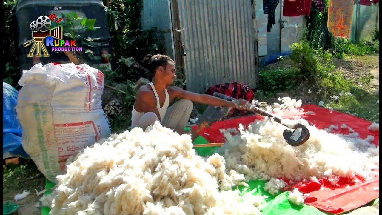 How to make Quilt, Cotton Mattress & Pillow in India ...