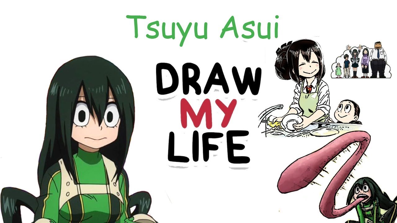 Tsuyu Asui - Boku no Hero Academia | Biography & Facts You Didn't Know | Draw my Life