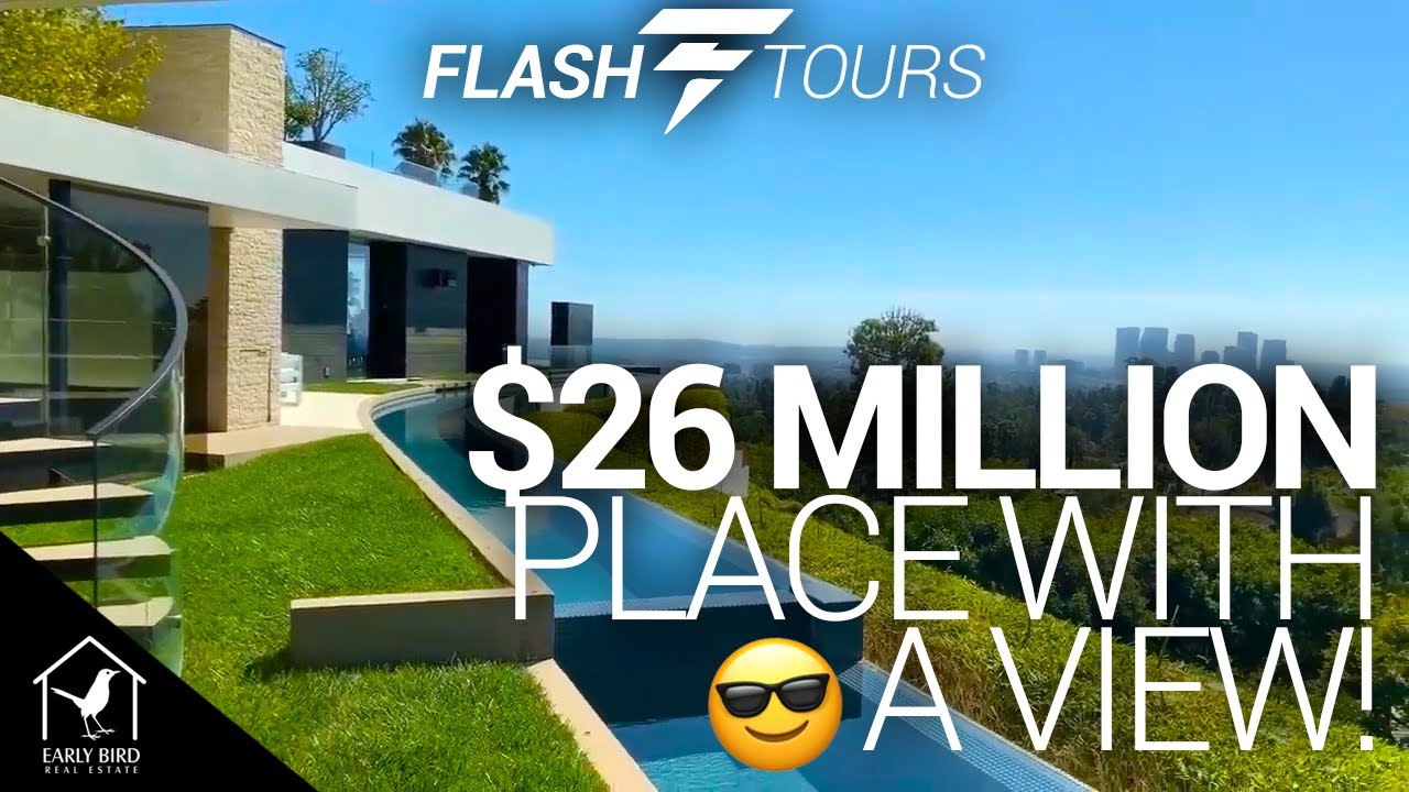 🤩 Beautiful Beverly Hills Mansion with a Jaw Dropping View 😮🌇