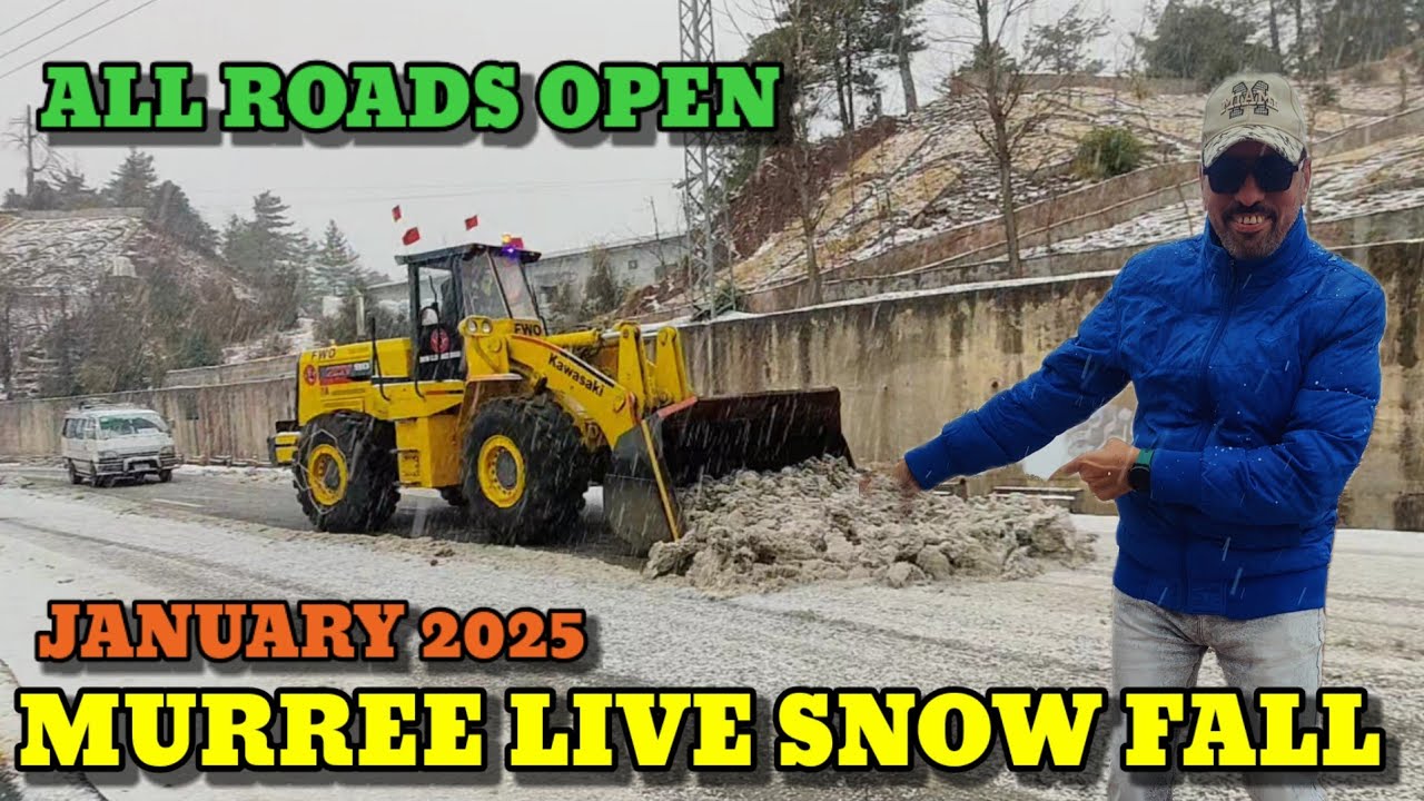 Going To Murree On Car With friend | First Snowfall In January 2025@Kahifvlogs5547