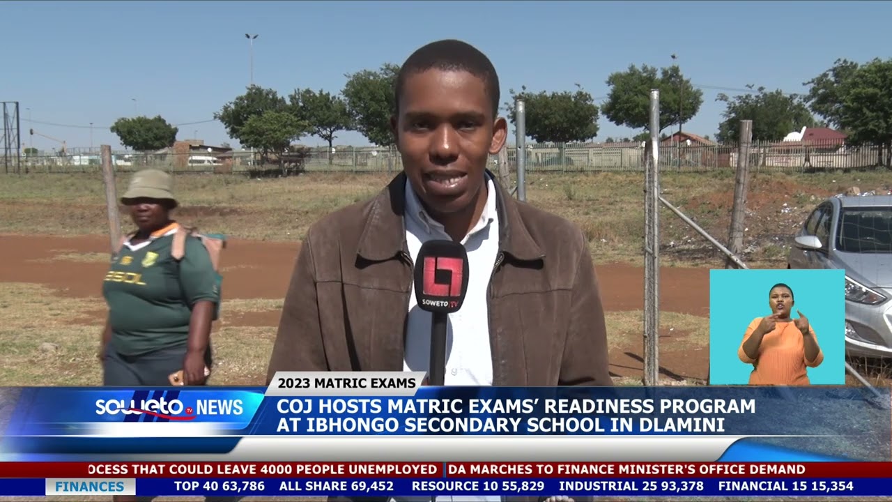 SOWETO TV NEWS | COJ HOSTS MATRIC EXAMS’ READINESS PROGRAM AT IBHONGO SECONDARY SCHOOL IN DLAMINI