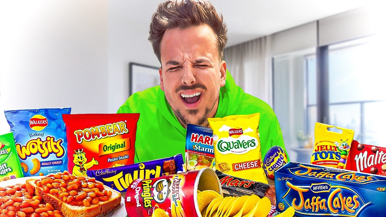 Australian tries BRITISH SNACKS!