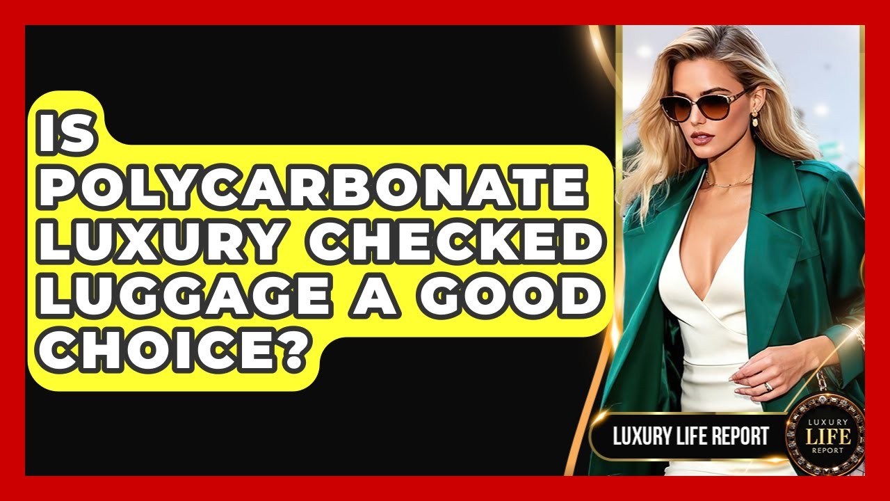 Is Polycarbonate Luxury Checked Luggage A Good Choice? - Luxury Life Report