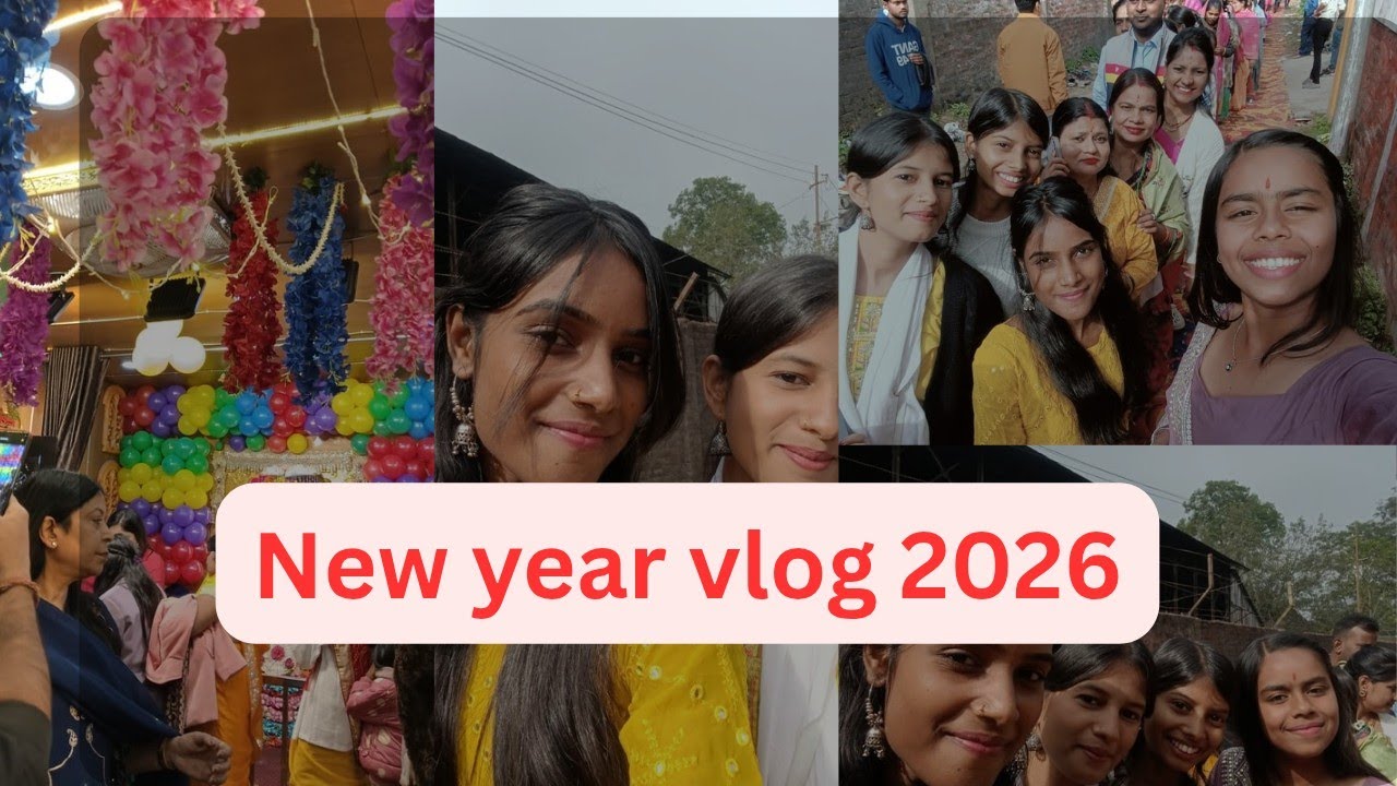 Happy new year Gyss.❤️🤍....2026 ki phle video 🦋....#vlog #newyear #2026 