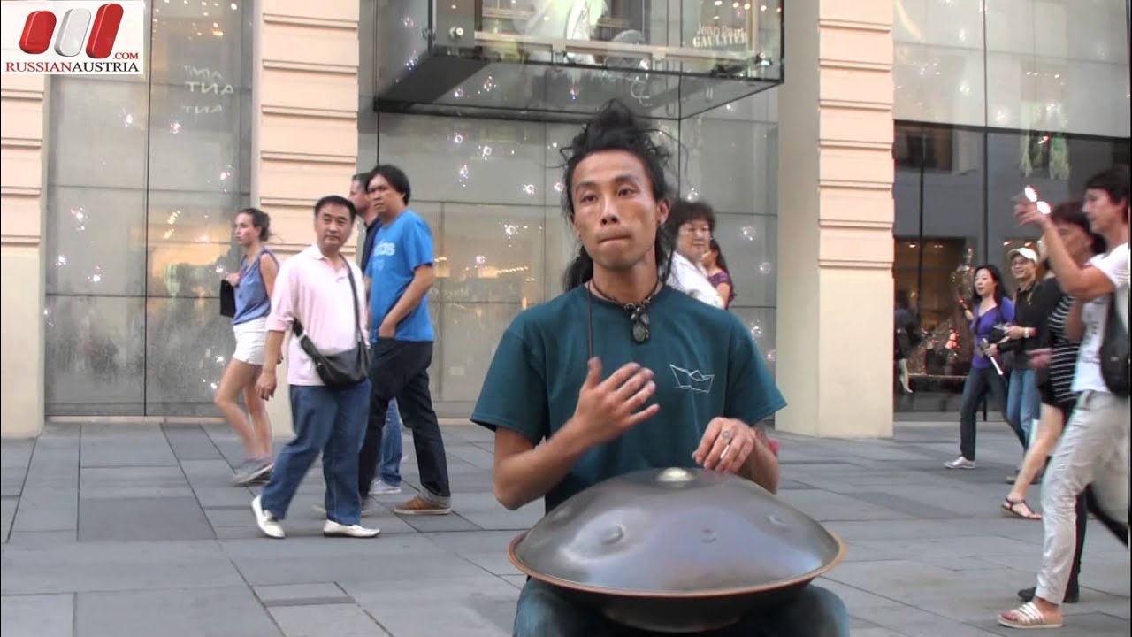 ★ Reo Matsumoto (Japan). Handpan. Vienna Street Performers by RussianAustria (Full HD)