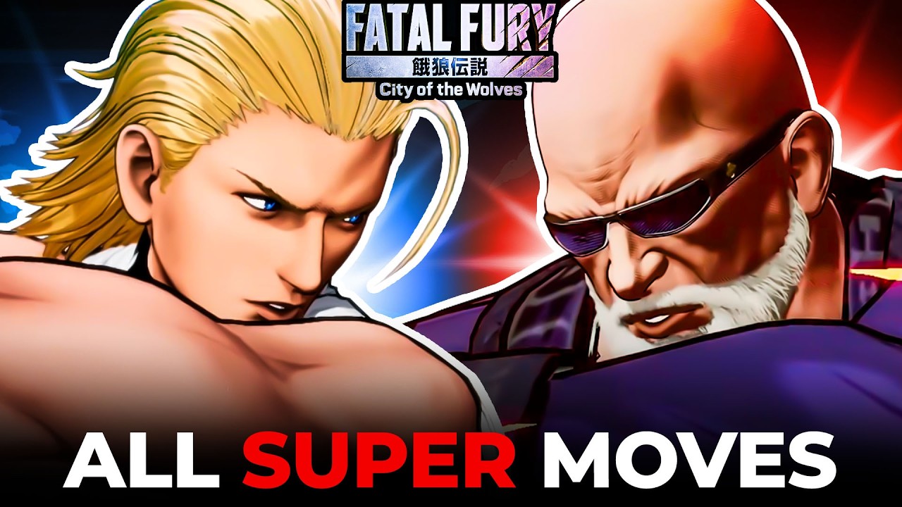 ALL SUPER MOVES TUTORIAL (Season 1) - Fatal Fury: City of the Wolves (COTW)