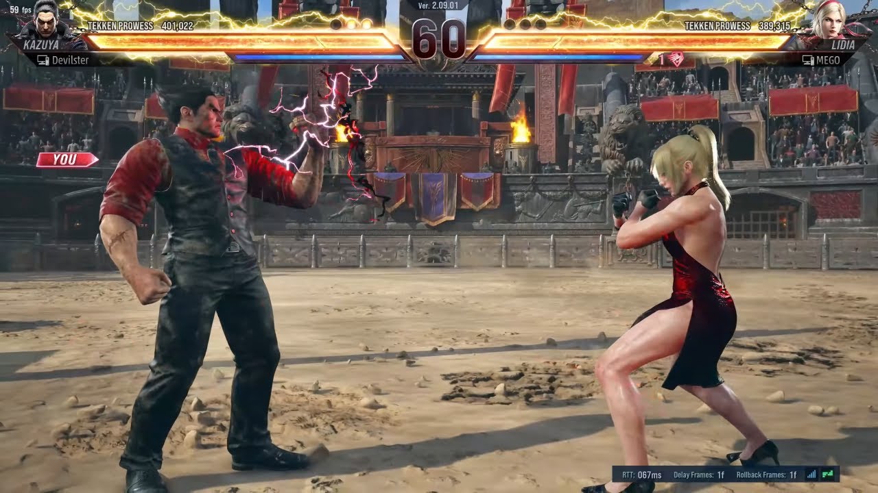 Kazuya Goes Crazy Against Aggressive G.O.D Lidia!