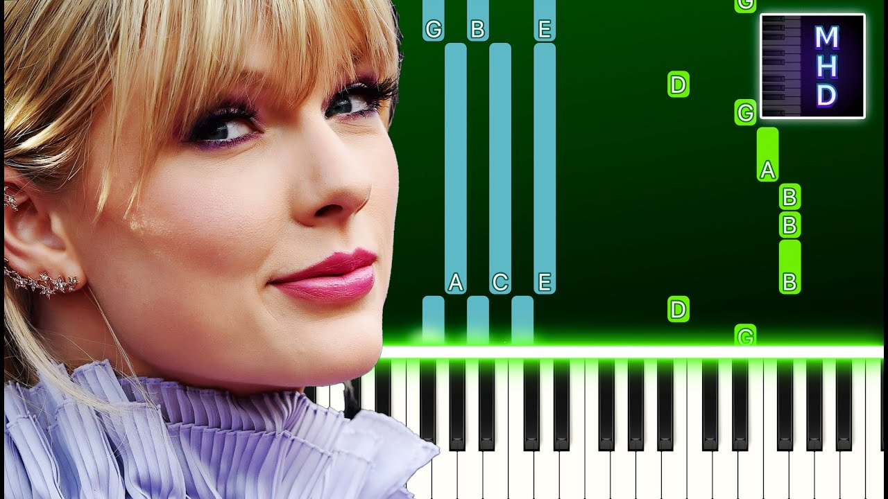 Taylor Swift - the last great american dynasty (Piano Tutorial Easy) @pianobymhd