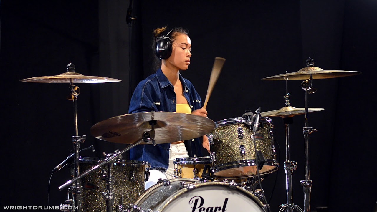 Wright Drum School - Lara Byfield - Stuck in the Sound - Let's Go - Drum Cover