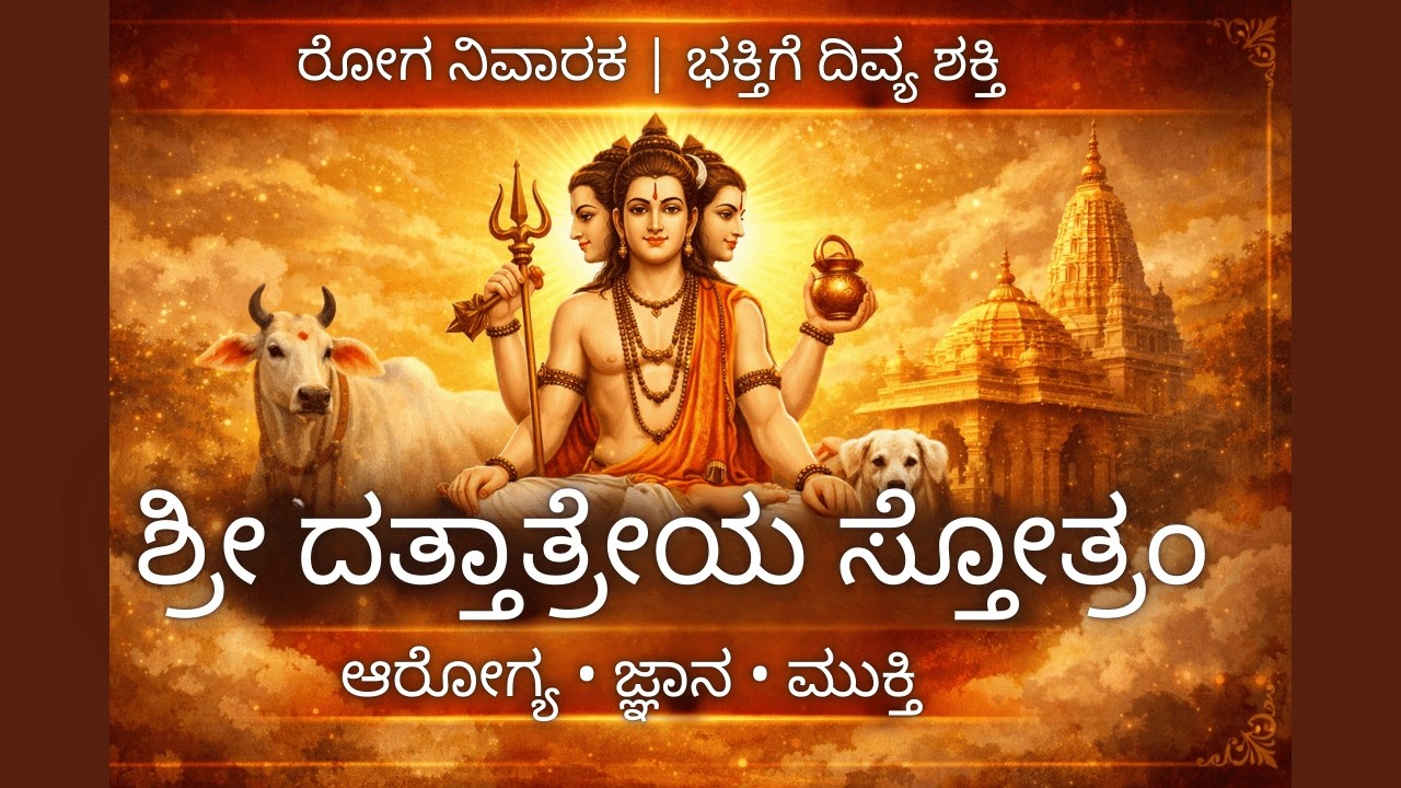 ದತ್ತಾತ್ರೇಯ ಸ್ತೋತ್ರಂ ಆರೋಗ್ಯ, ಜ್ಞಾನ ಮತ್ತು ಮುಕ್ತಿಗಾಗಿ ಪವಿತ್ರ ಸ್ತೋತ್ರ