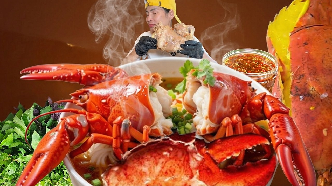 TRỜI ƠI QUÁ KHỦNG KHIẾP VỚI MÀN MUKBANG LỊCH SỬ... TÔ BÚN RIÊU TÔM HÙM LỚN NHẤT THẾ GIỚI VÀ CÁI KẾT