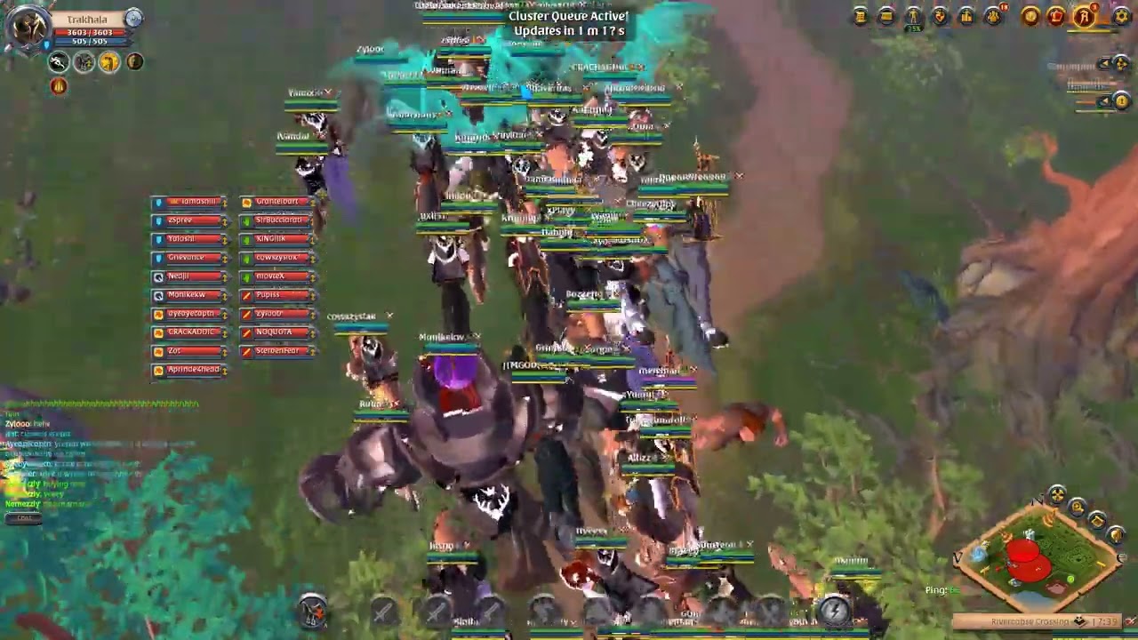 ELEVATE x ESCALATION vs RAQ x War Gods vs POE | Albion Online | HoJ | Tank | ZvZ - Trakhala