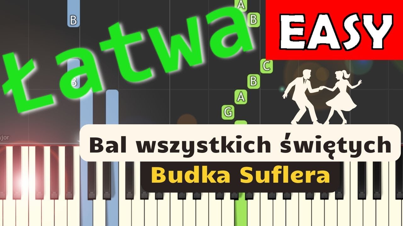 🎹 Bal wszystkich świętych (Budka Suflera) - Piano Tutorial (łatwa wersja) 🎵 NUTY W OPISIE 🎼