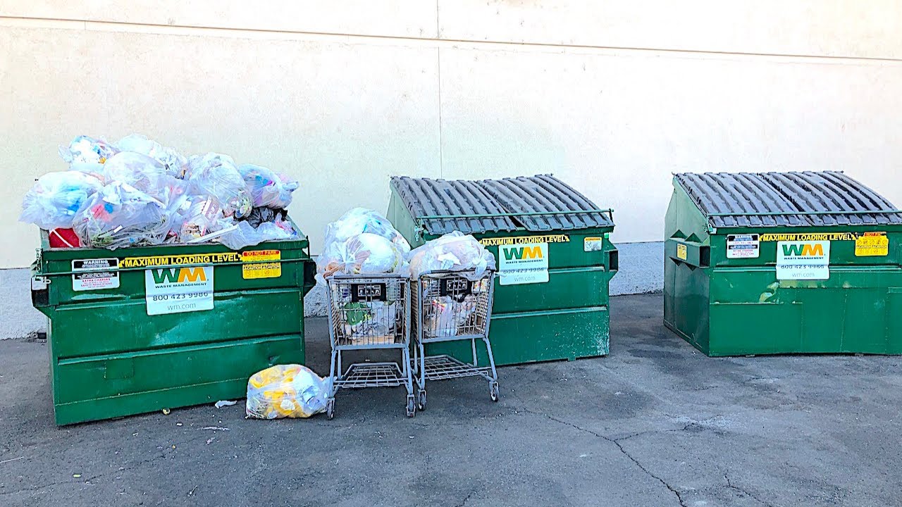 DUMPSTER DIVING RIDE ALONG! I WENT TO 6 BIG CORPORATE STORES!