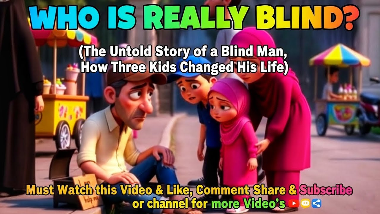 The Untold Story of a Blind Man 😳| How Three Kids Changed His Life 
