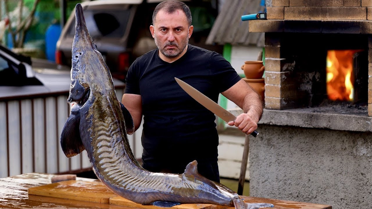 Кување укусне печене јесетре @georgy512