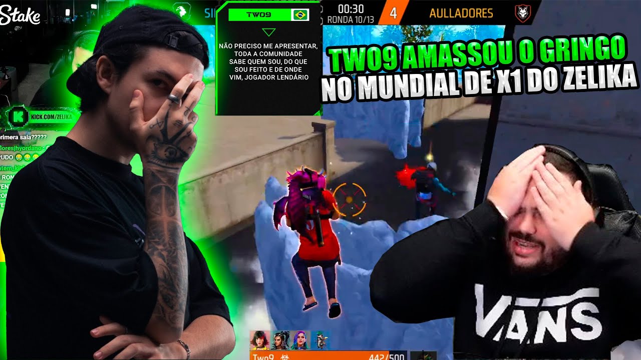 O PESADELO DOS GRINDOS, TWO9 AMASSOU O GRINGO NO X1 MUNDIAL DO ZELIKA, ZELIKA FICOU IMPRESSIONADO!