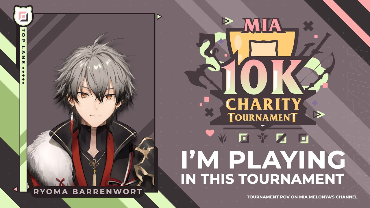 $10,000 Mia Charity Tournament! TOP LANE POV 【League of Legends】