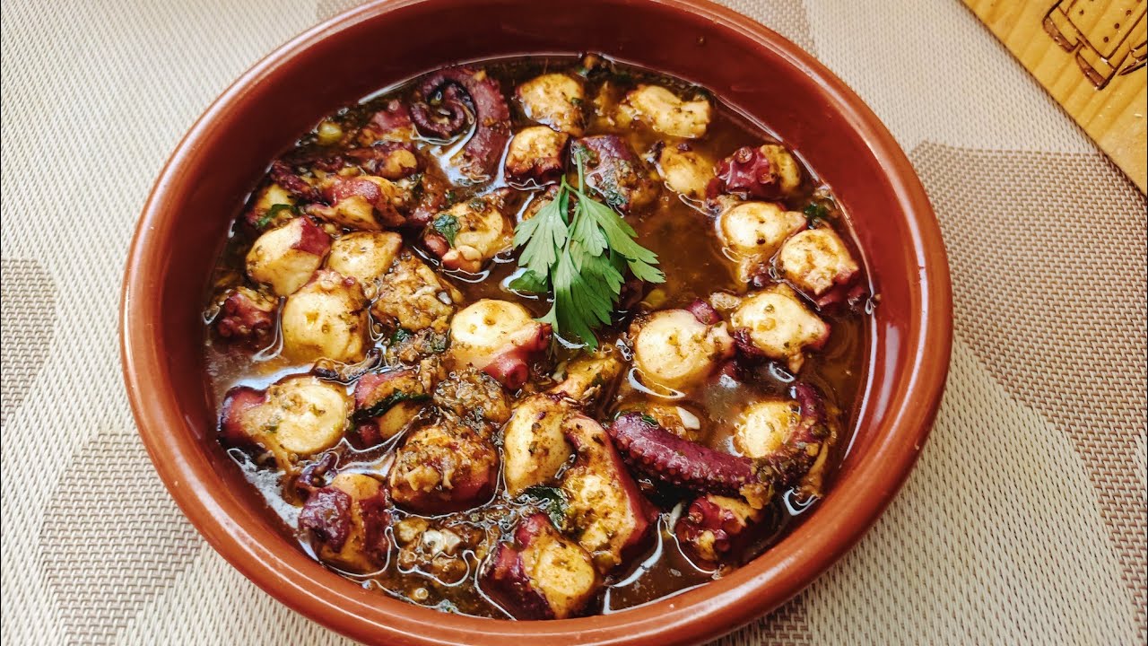 Pulpo estilo Salobreña espectacular 😋😋😋 #pulpo #salobreña #espectacular 