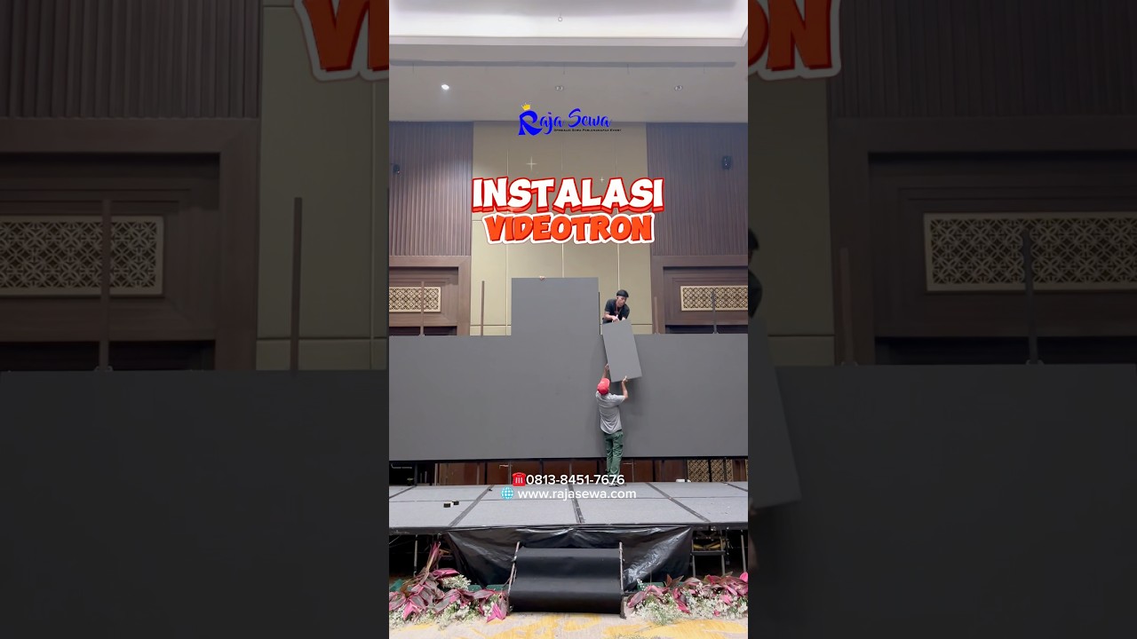 Sewa Videotron Jakarta. Instalasi Videotron #rajasewa #sewaalatevent #sewavideotron #sewaledscreen