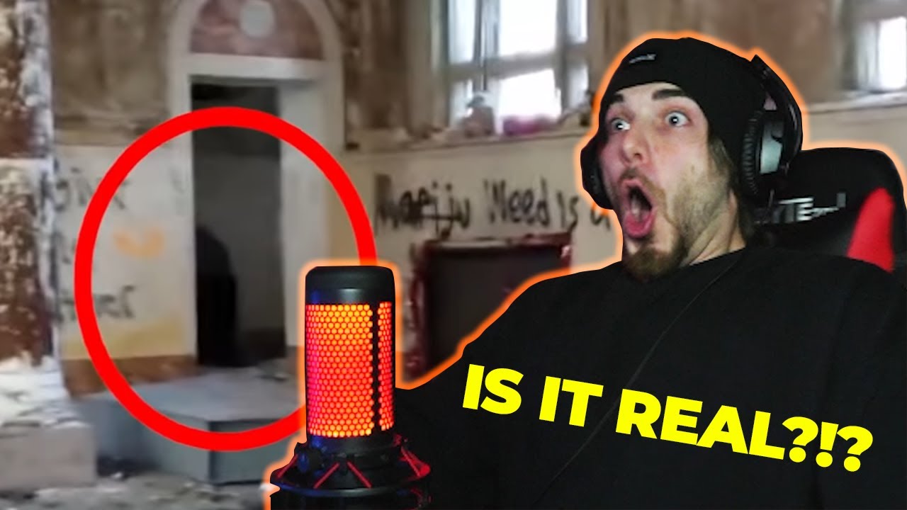 FIRST REACTION TO REAL GHOST VIDEOS - NUKE'S TOP 5 | ThatKris