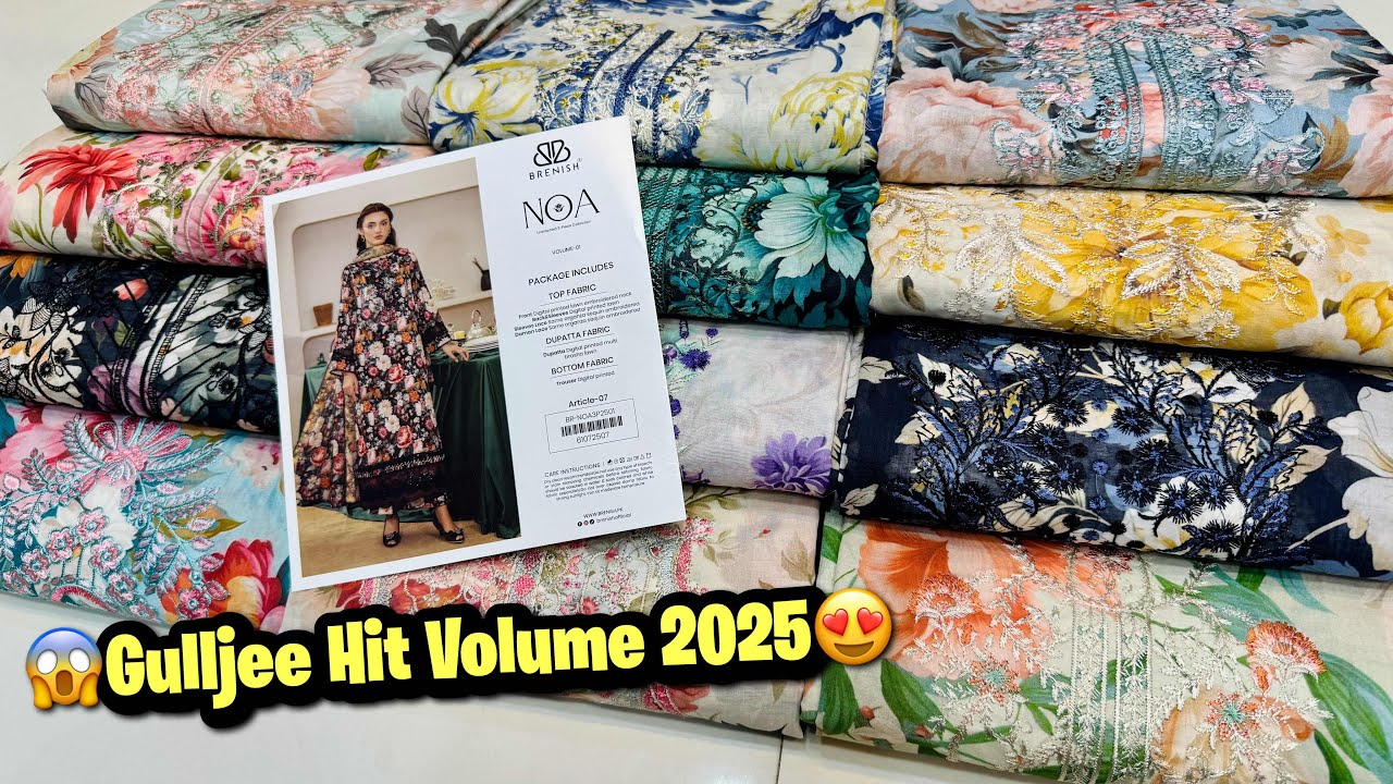 Noa By Gulljee 2025 | Gulljee New Collection 2025 | Gull Jee Summer 2025 | Cloth Point