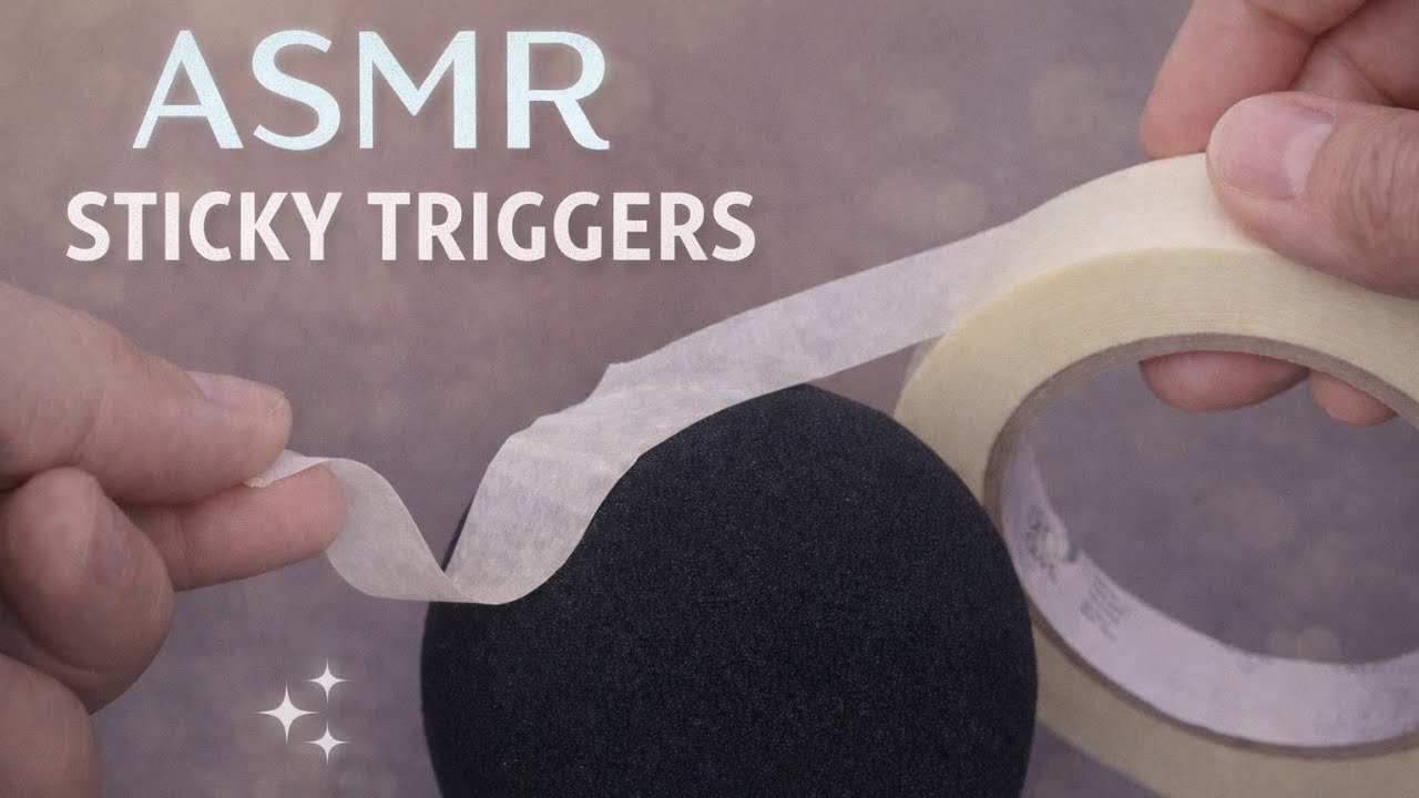 ASMR Sticky Tape Sounds for Deep Sleep 😴 Intense Tingles (No Talking)