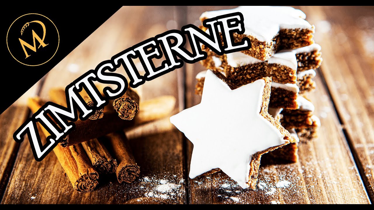 Perfekte Zimtsterne selber backen - Zimtstern Rezept mit perfekter Glasur