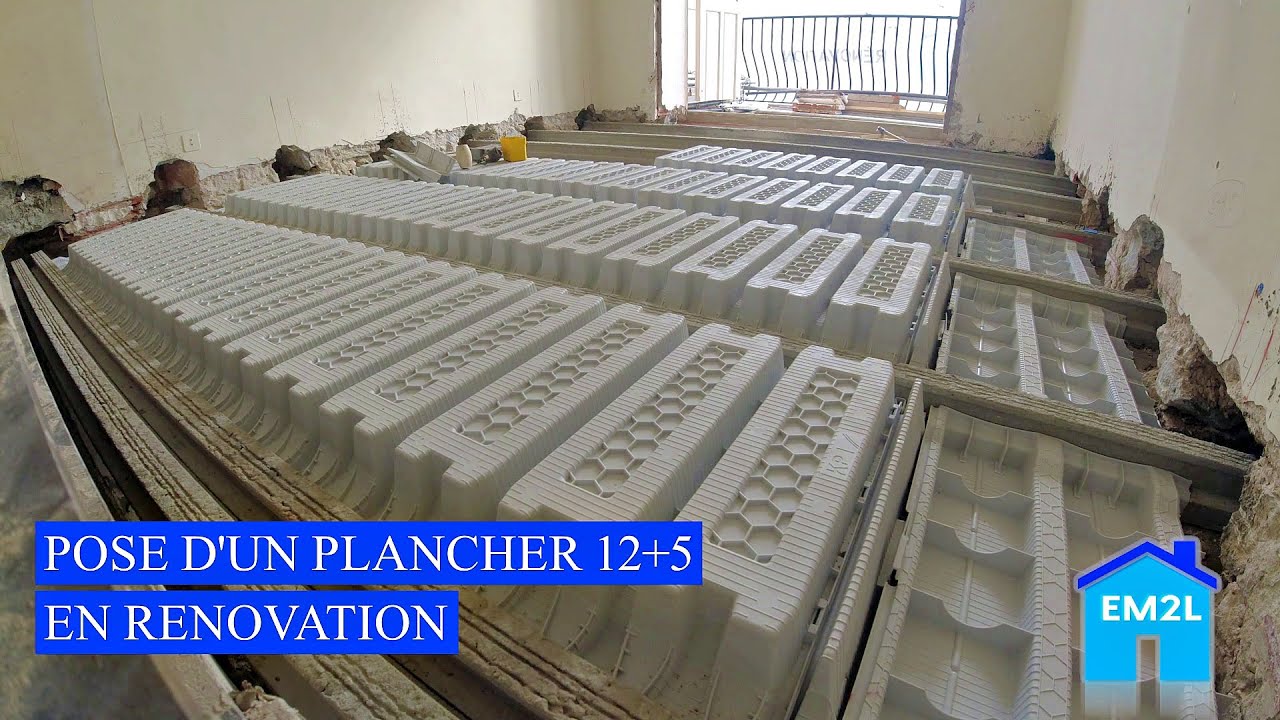Pose d'un plancher 12+5 en Rénovation