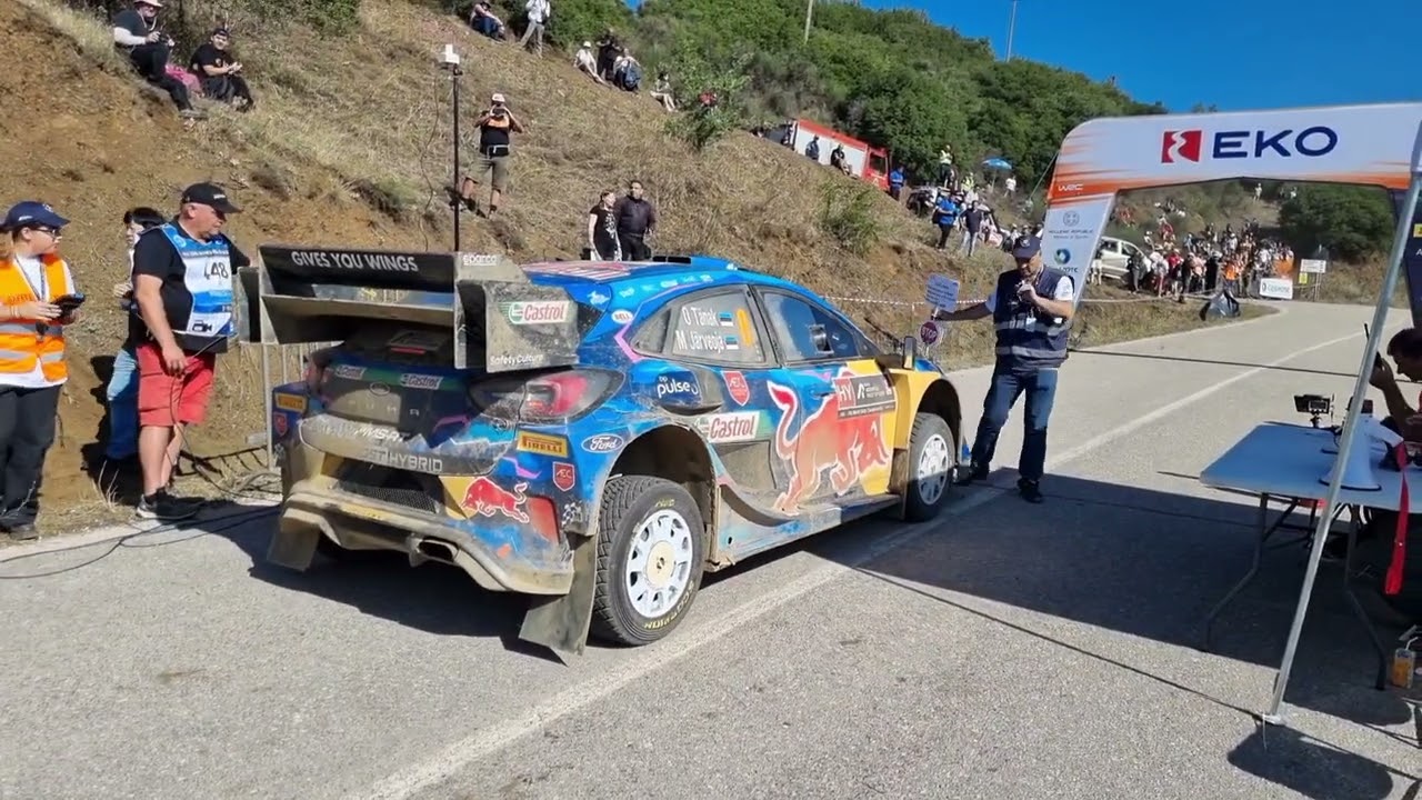 Acropolis Rally Greece 2023 Rally 1 lounch control ( start on Grammeni stage )