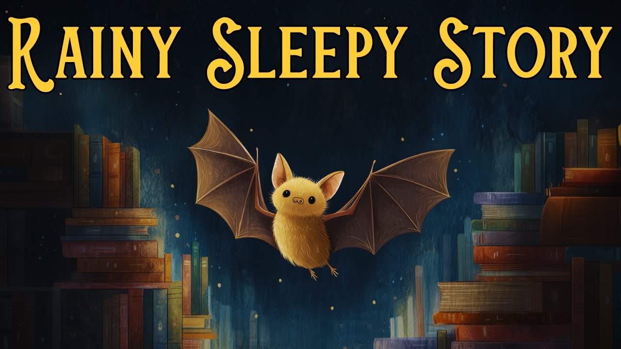 The Coziest RAINY Story | The Library Bats of Coimbra | Storytelling & RAIN