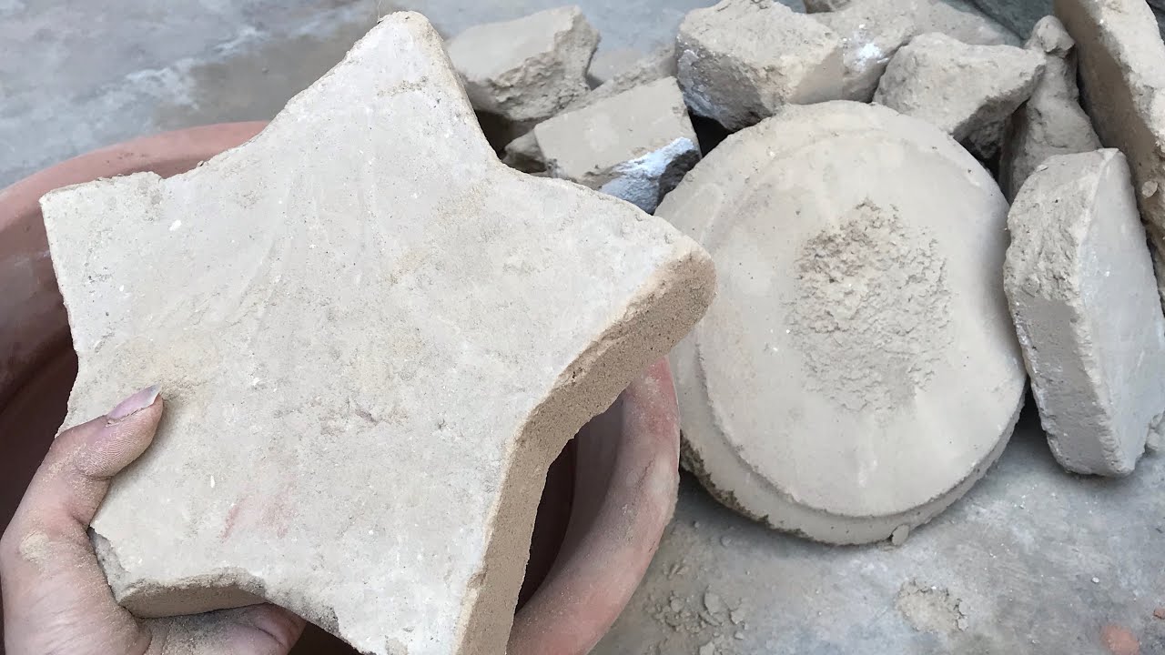 Dedicated to @Spotlight_status pure mud dirt clay pot &dry floor crumbling lover’s must watch