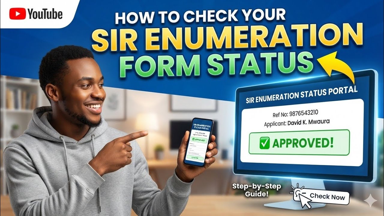 How to check SIR ENUMERATION form status online| How to fill ENUMERATION form 2026| #voterid #viral 