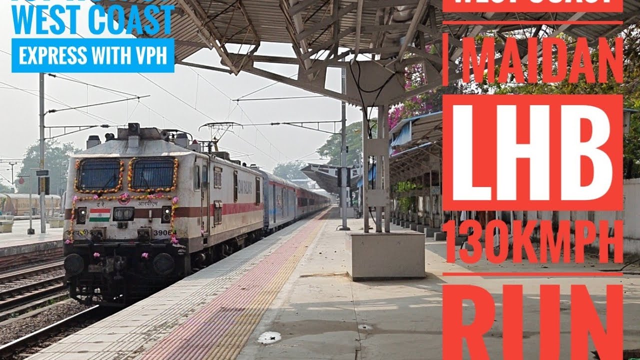 FIRST & FINAL RUN OF WEST COAST EXPRESS IN LHB & ICF CONSISTS