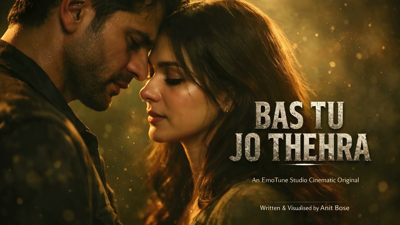 BAS TU JO THEHRA | Heart Touching Hindi Romantic Song | Emotional Melodic Love Song | Emotune Studio