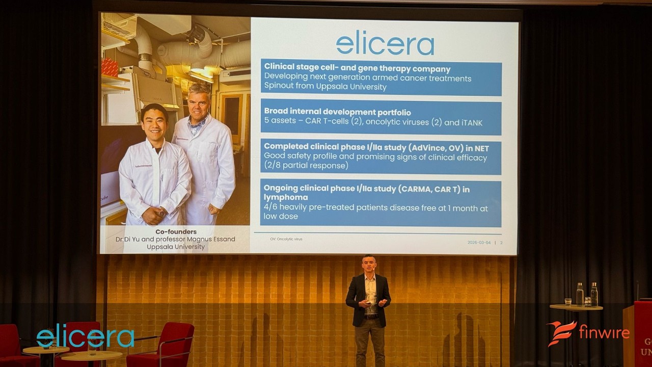 Elicera Therapeutics - Life Science-dagen 2026