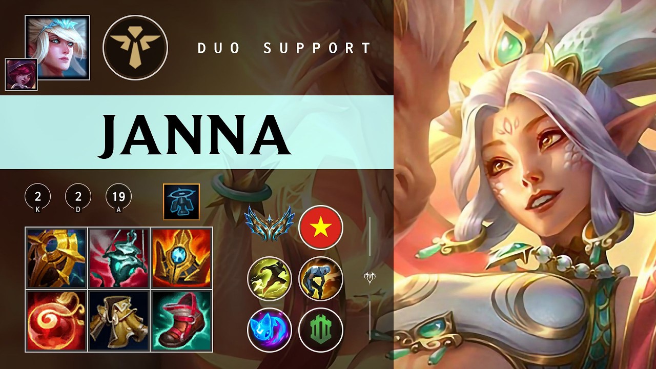 Janna Support vs Alistar - VN Challenger Patch 26.04