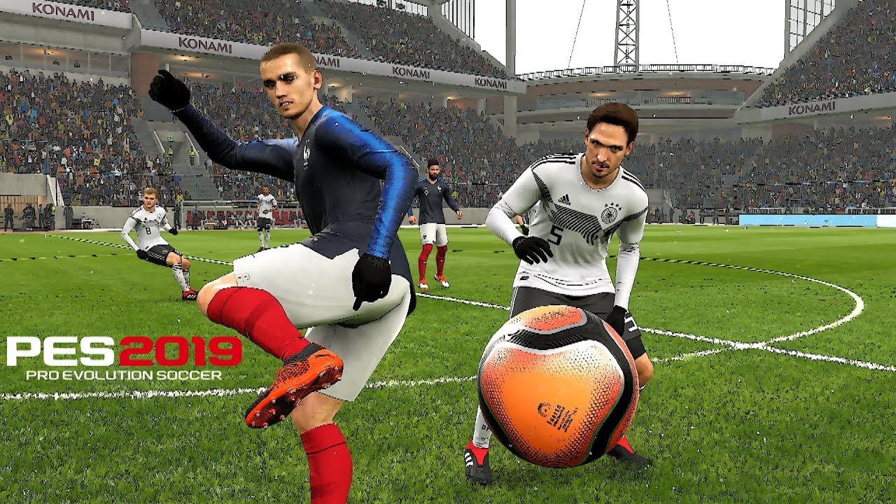 PES 2019 Realistic | Germany vs France - UEFA Nations League Simulation | Fujimarupes