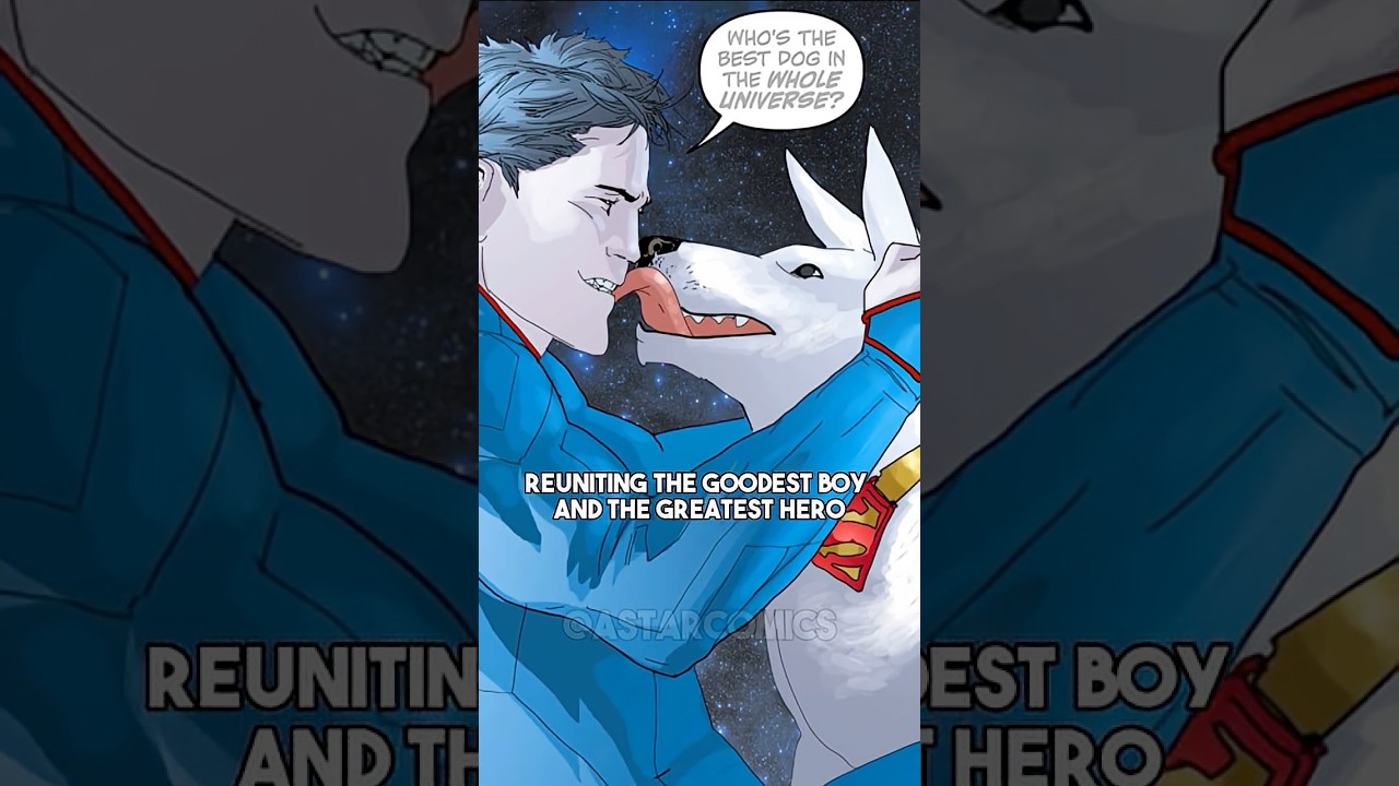 How Superman & Krypto Saved Each Other | #youtubeshorts #shorts #dc #superman #comics