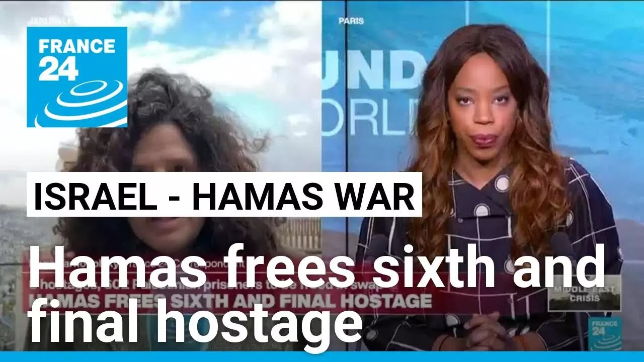 Sixth Israeli hostage handed over to Red Cross in Gaza • FRANCE 24 English