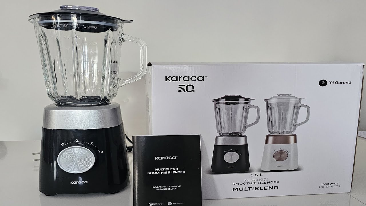 KARACA MULTİBLEND 1000 W SMOOTHİE BLENDER &Ouml;ZELLİKLERİ, KULLANIMI VE TANITIMI💥💯KARACA SMOOTHİE MAKİNE