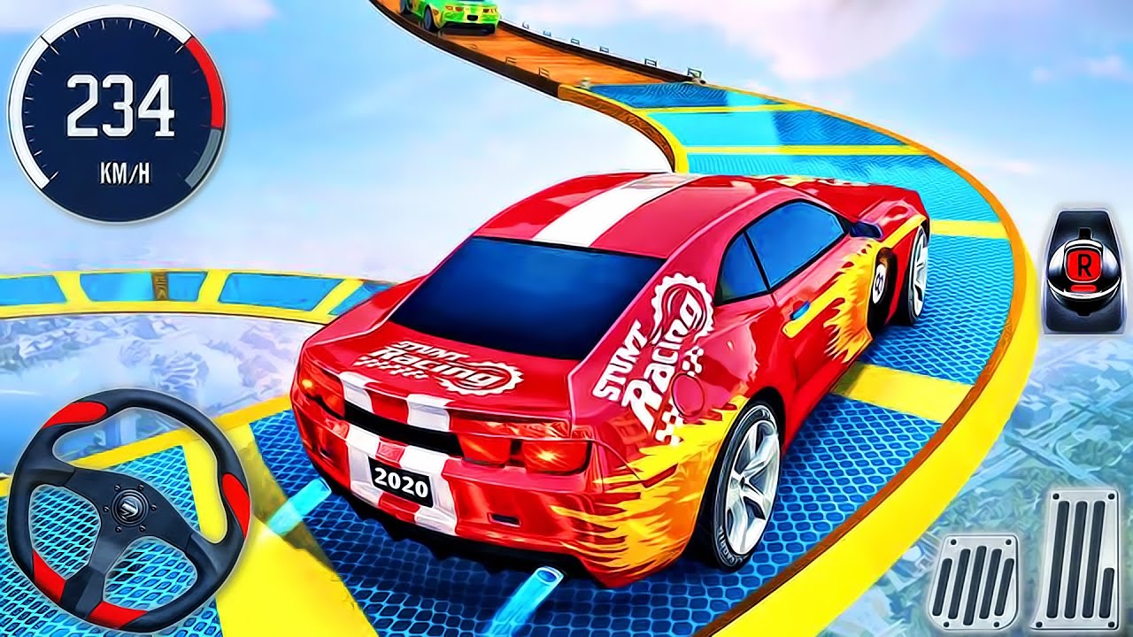 Mega Ramp Car Racing Master Simulator - GT Impossible Sport Car Racing 3D - Android GamePlay