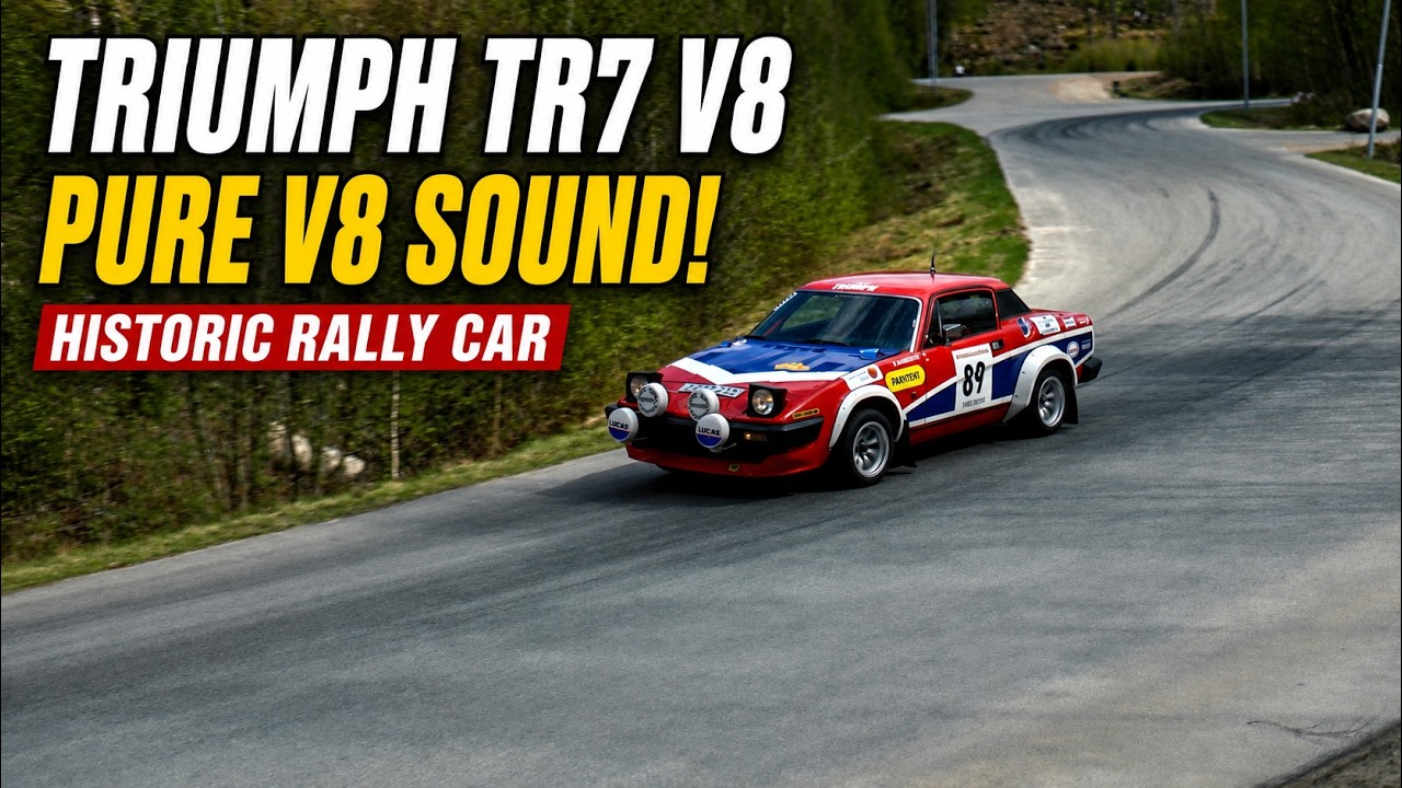 British V8 Rally Car | V8 Engine Sound!