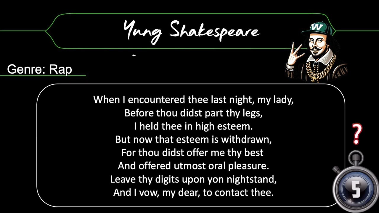 What Song Is This? - Yung Shakespeare 