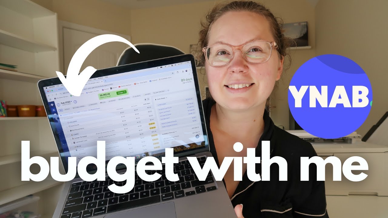 BUDGET WITH ME using YNAB (February Budget + January Recap)