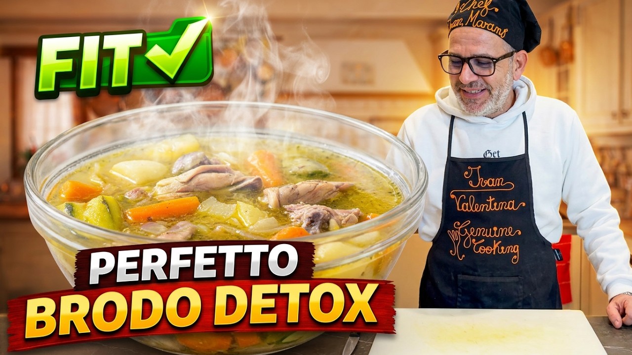 Il BRODO di POLLO Perfetto DOPO le FESTE: Sgrassante e Leggero!