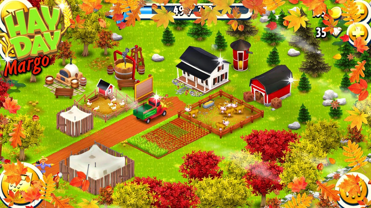 Hay Day#4/Фермерские советы/путь к 100ур/Выполняем задания на скачках/Открываем и загружаем пароход