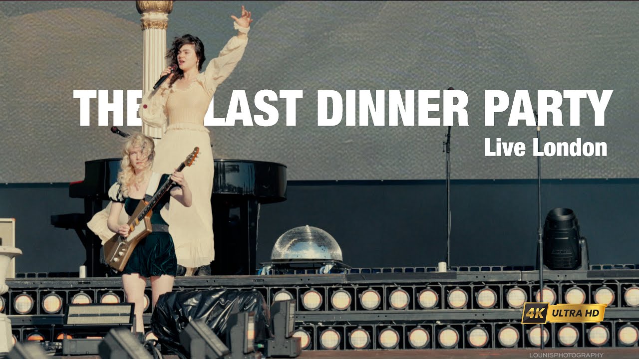 The Last Dinner Party - Caesar On A TV Screen - Live London 2025 (B-Roll Cinematic 4K, Pro Quality)
