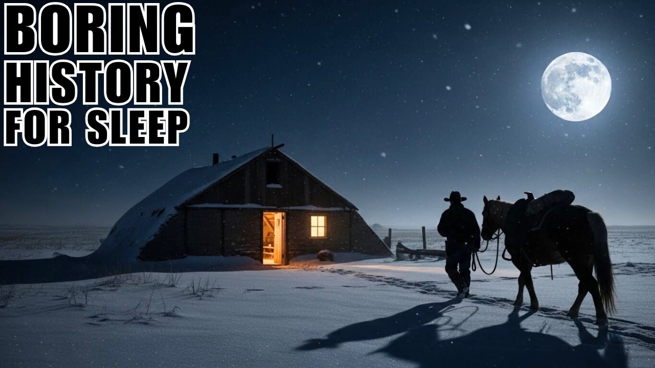 What It Was Like to Sleep in a Sod House During Prairie Blizzards (1800s) | History for Sleep